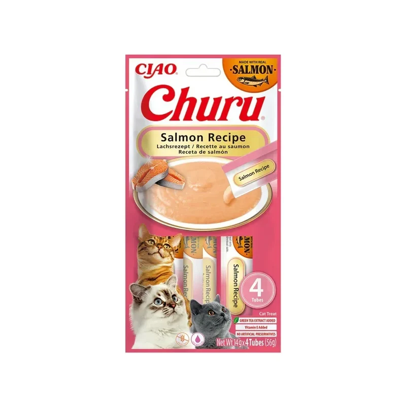 Churu Saumon – Sticks crémeux pour chat