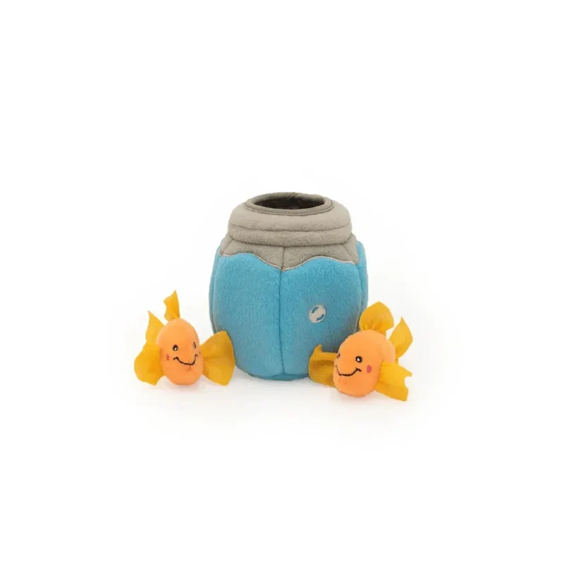 Peluche de flair Poisson dans l'aquarium 🐟 - Jouet d'occupation pour chat 🐱 - ZippyClaws® Burrow™