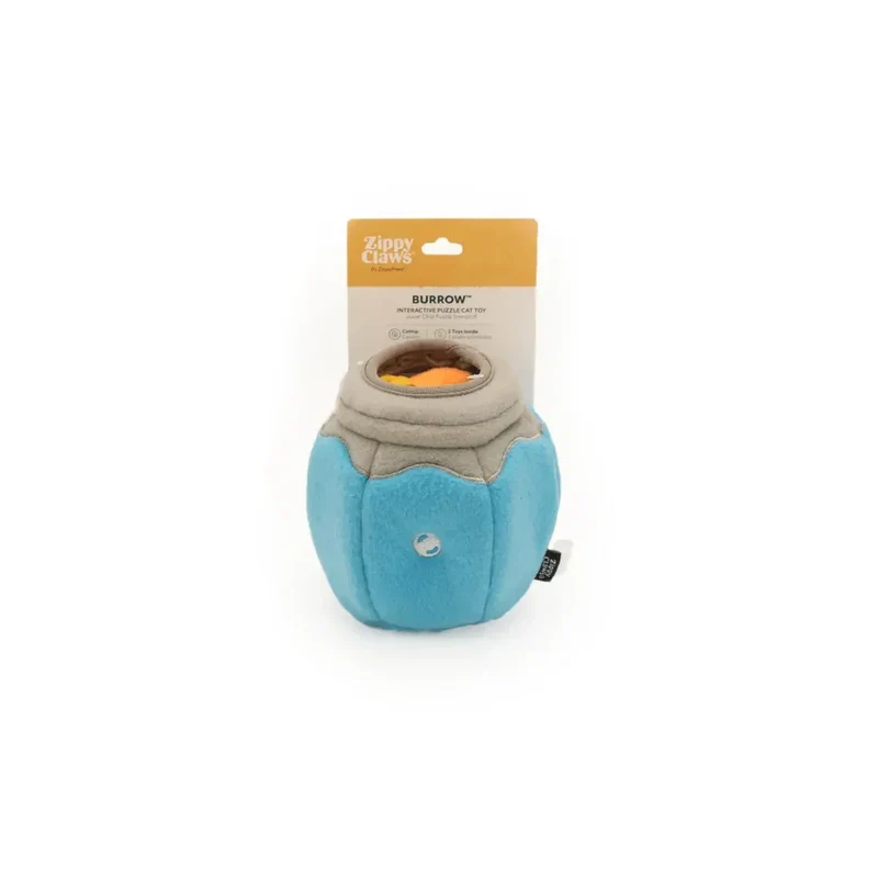 Peluche de flair Poisson dans l'aquarium 🐟 - Jouet d'occupation pour chat 🐱 - ZippyClaws® Burrow™