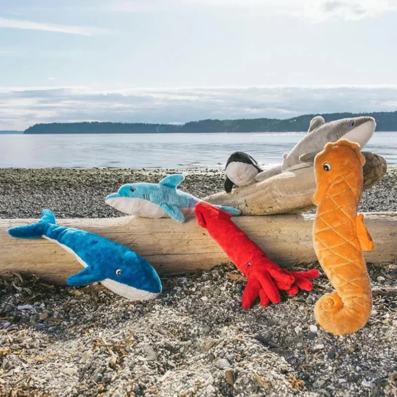 Peluche Dauphin – Peluche XXL pour chien – Jigglerz® Dolphin 🐬