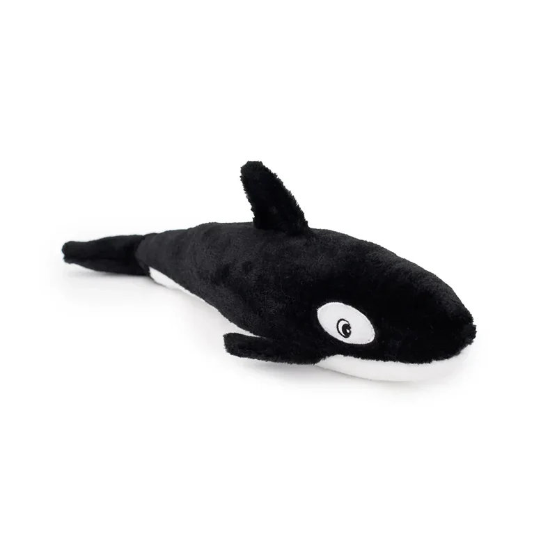Peluche Orque – Peluche XXL pour chien – Jigglerz® Killer Whale 🖤