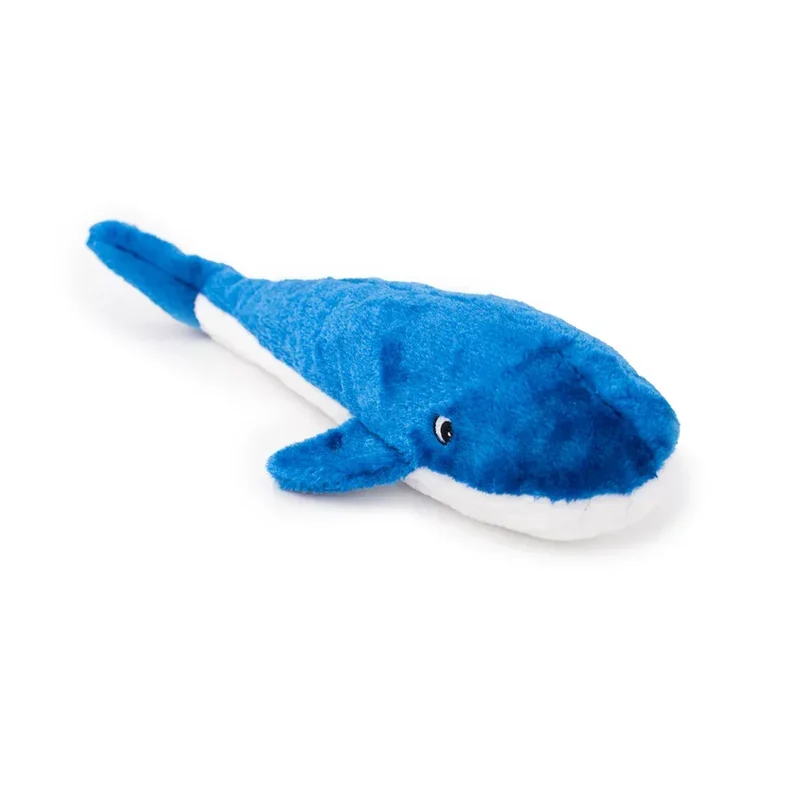 Peluche Baleine Bleue – Peluche XXL pour chien – Jigglerz® Blue Whale 🐋