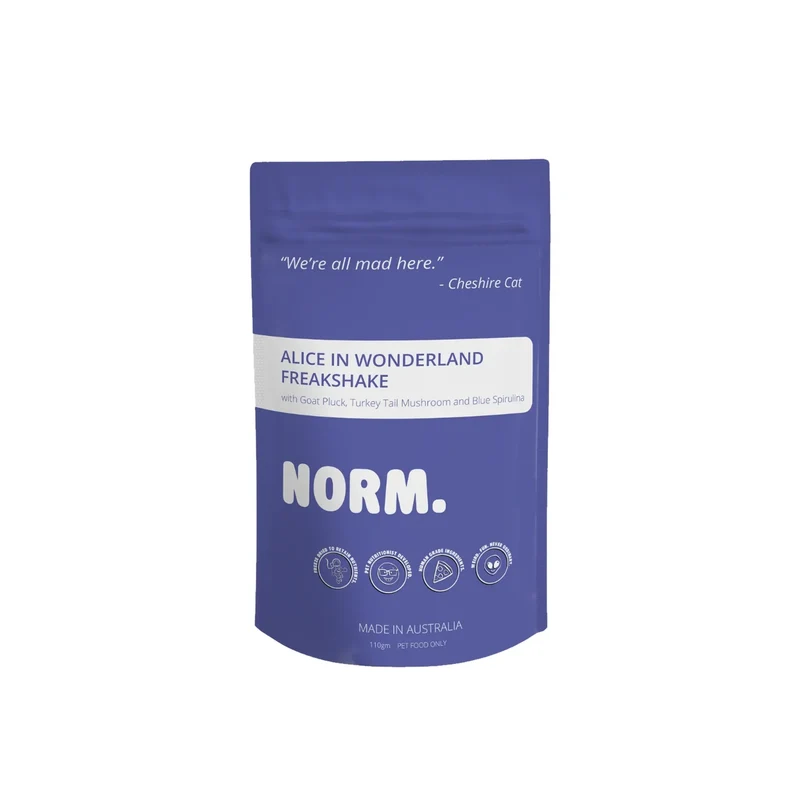 Shakes viande & superaliments lyophilisés pour chiens et chats – Norm – 110g