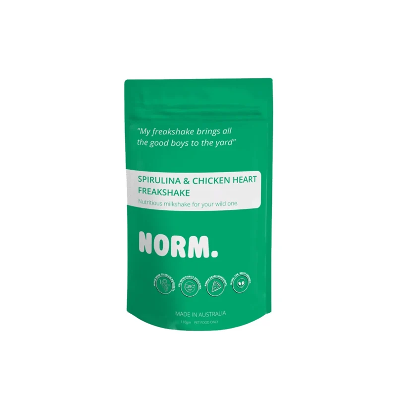 Shakes viande & superaliments lyophilisés pour chiens et chats – Norm – 110g