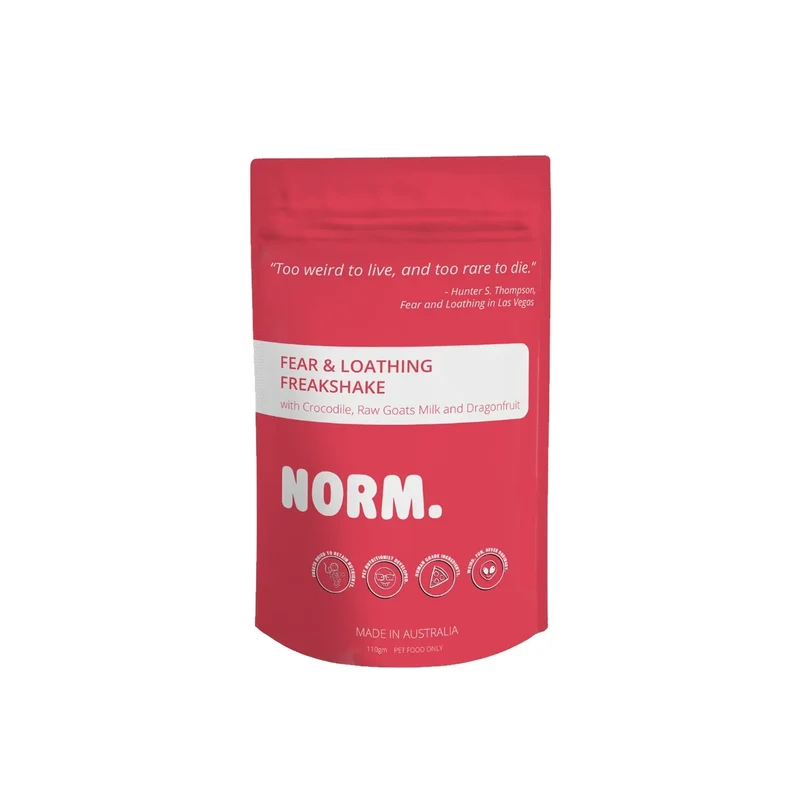 Shakes viande & superaliments lyophilisés pour chiens et chats – Norm – 110g