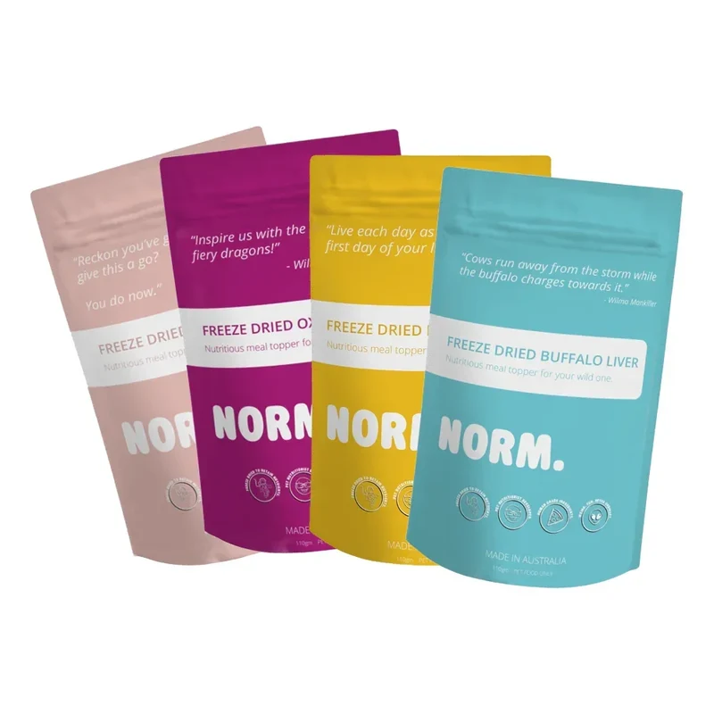 Topping 100% viande lyophilisés pour chiens et chats – Norm – 110g
