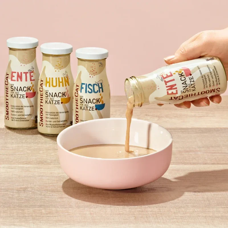 Smoothie pour chat – Plusieurs saveurs disponibles – 150mL