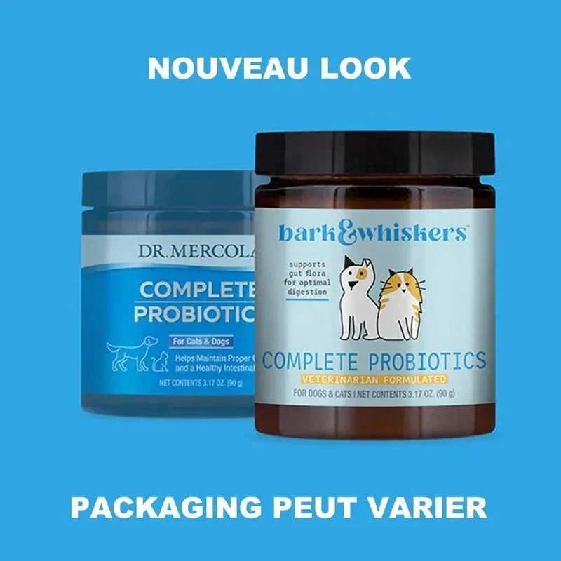 Complément alimentaire – Probiotiques complets pour chiens et chats – Bark & Whiskers