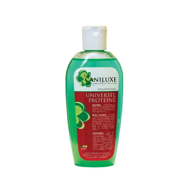 Shampoing doux CANILUXE Universel Protéine 200ml - Chien et chat
