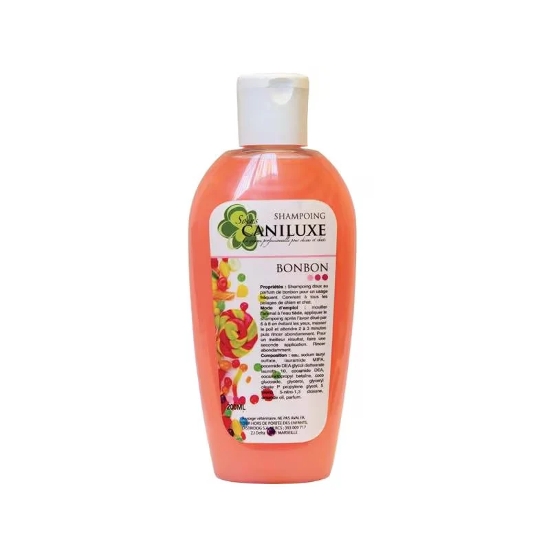 Shampoing doux CANILUXE Bonbon 200ml - Chien et chat
