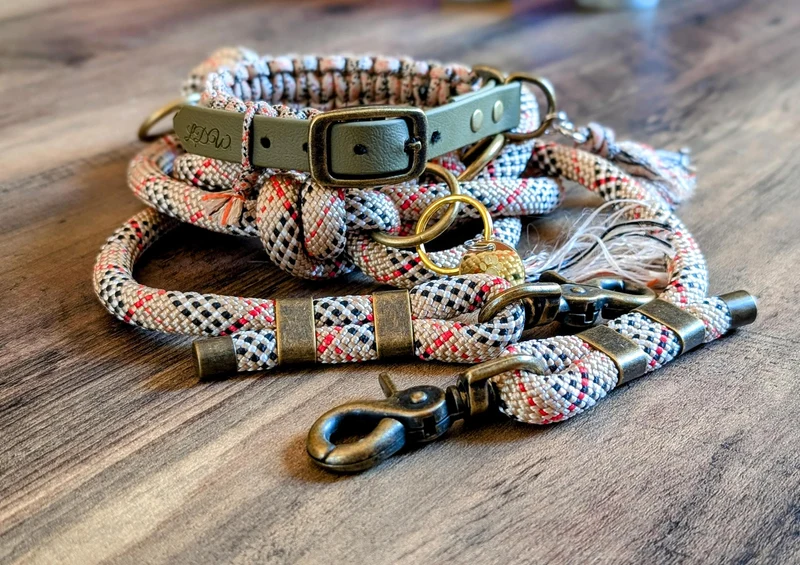 Collier réglable pour chien TARTAN - largeur 2cm