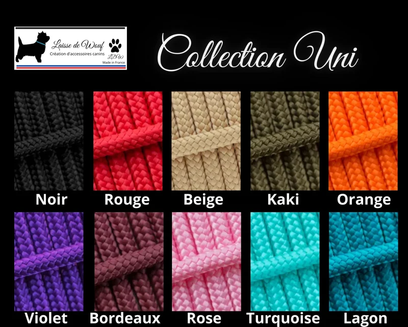 Laisse 3 points LDW 6mm