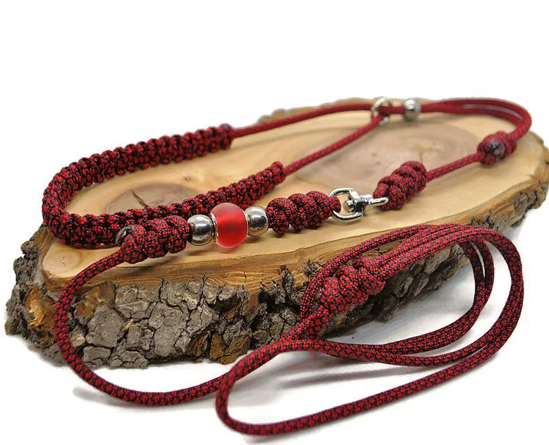 Laisse d'exposition canine Red Diamond