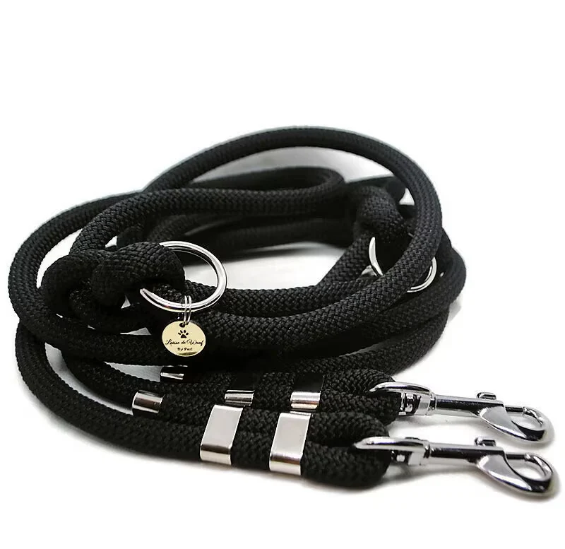 Laisse 3 points PRO EXPLORER Noire paracorde 10mm