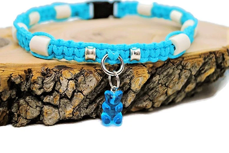 Collier anti-tiques pour chien en céramique EM - NOUNOURS 1cm