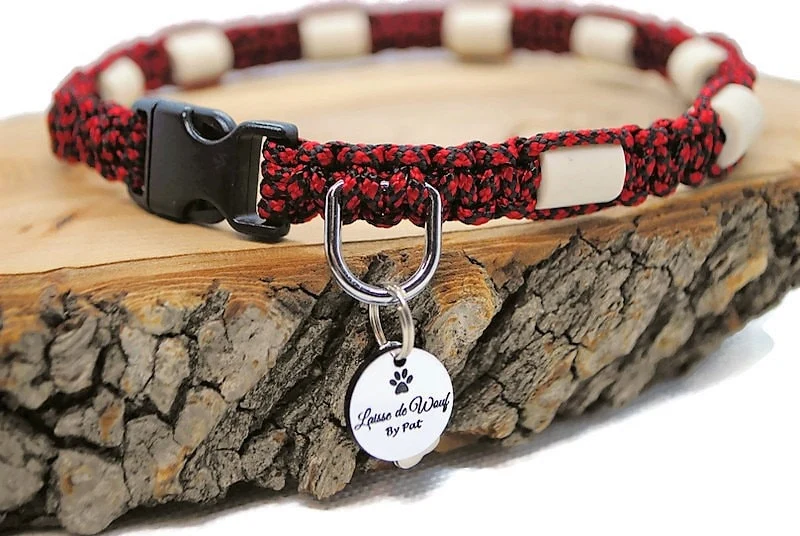 Collier anti-tiques pour chien en céramique EM - DIAMOND 1cm