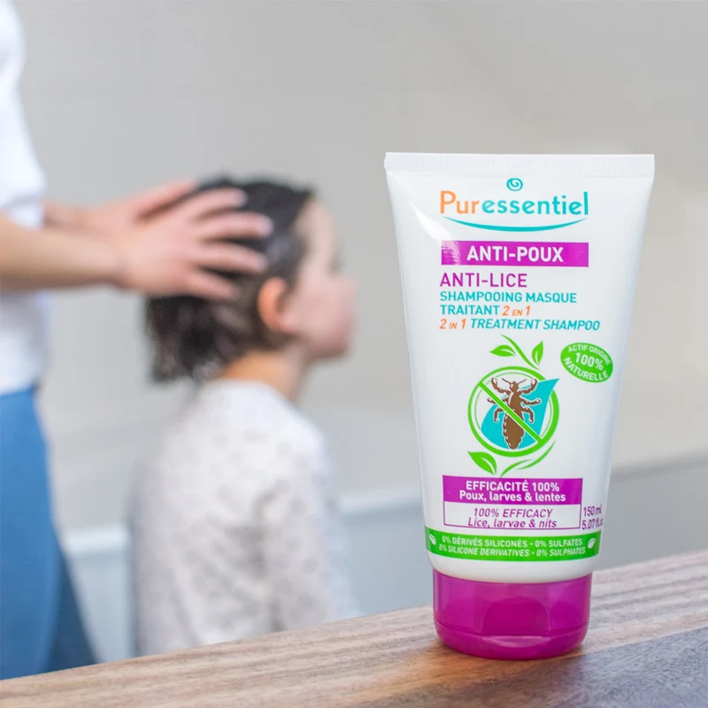 Shampooing Masque Traitement Radical 2 en 1 Anti-Poux