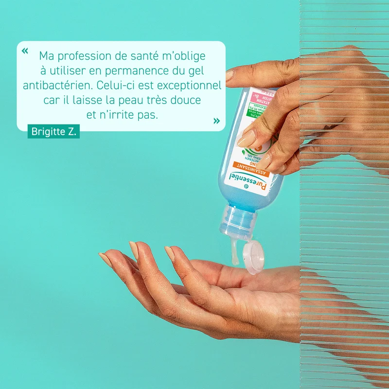 Gel Antibactérien Assainissant Peaux Sensibles