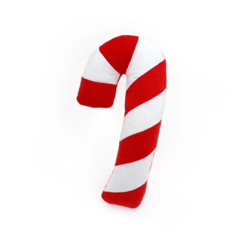 Peluche Canne à Sucre de Noël – Peluche XXL pour chien – Jigglerz® Candy Cane
