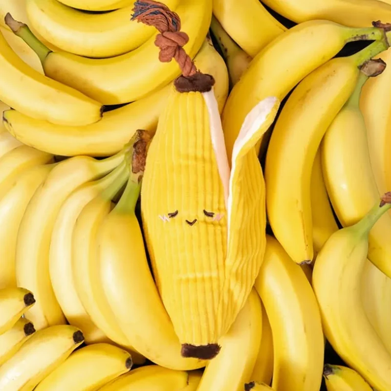 Crinkle Crops Banane – Peluche pour chien Zippy Paws