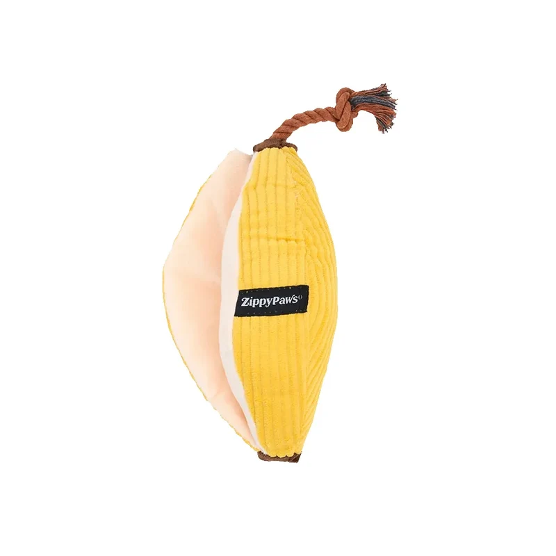 Crinkle Crops Banane – Peluche pour chien Zippy Paws