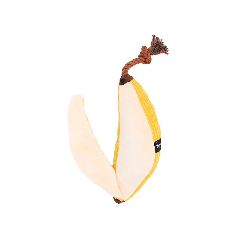 Crinkle Crops Banane – Peluche pour chien Zippy Paws
