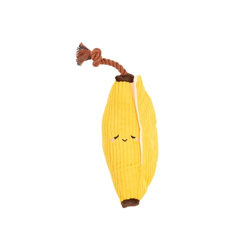 Crinkle Crops Banane – Peluche pour chien Zippy Paws
