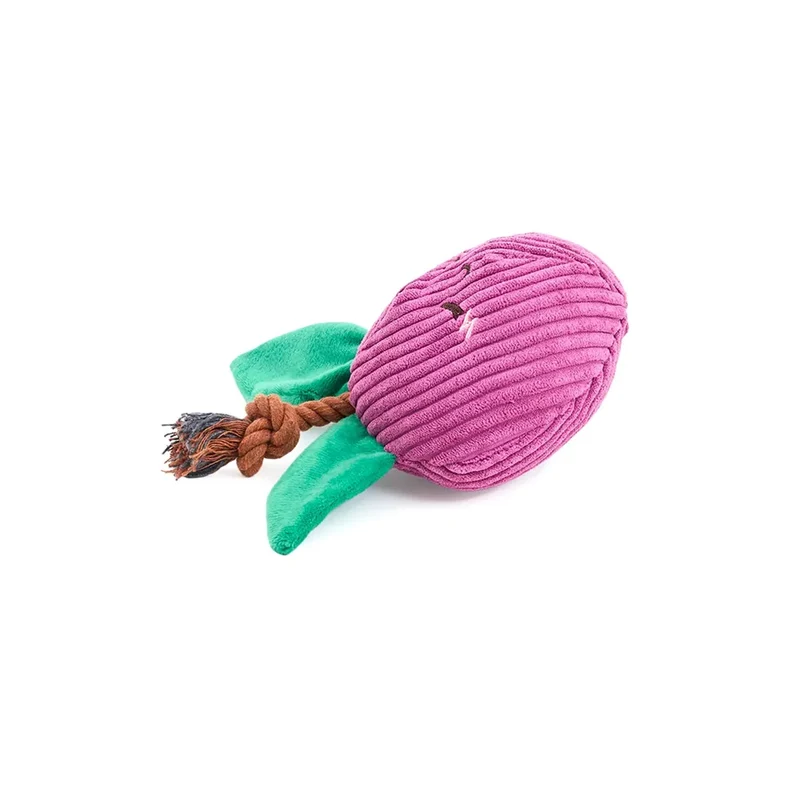 Crinkle Crops Prune – Peluche pour chien Zippy Paws