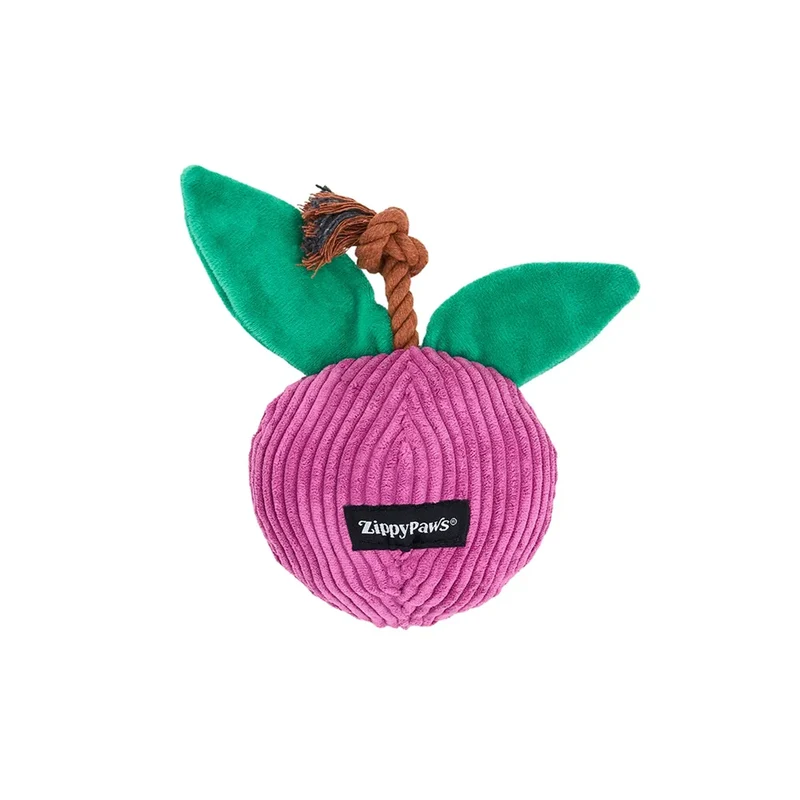 Crinkle Crops Prune – Peluche pour chien Zippy Paws