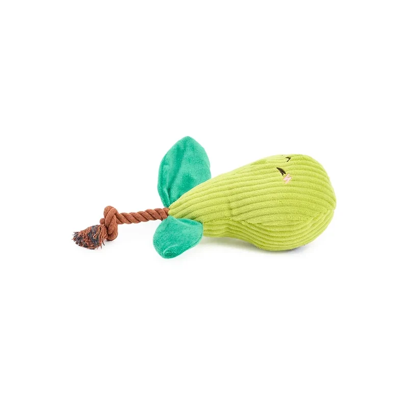 Crinkle Crops Poire – Peluche pour chien Zippy Paws