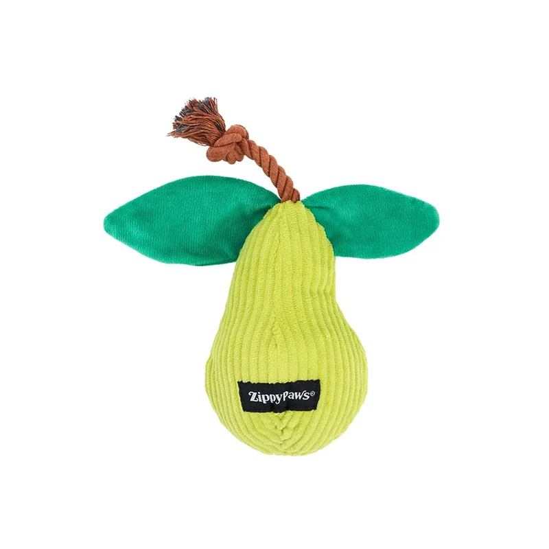 Crinkle Crops Poire – Peluche pour chien Zippy Paws