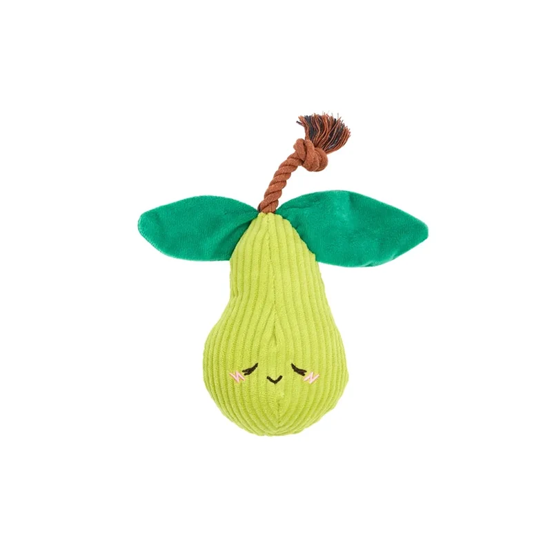 Crinkle Crops Poire – Peluche pour chien Zippy Paws