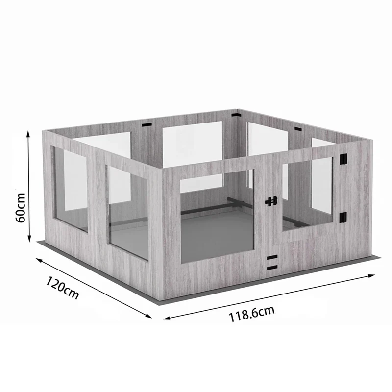 Cage maternel d'intérieur pour chien