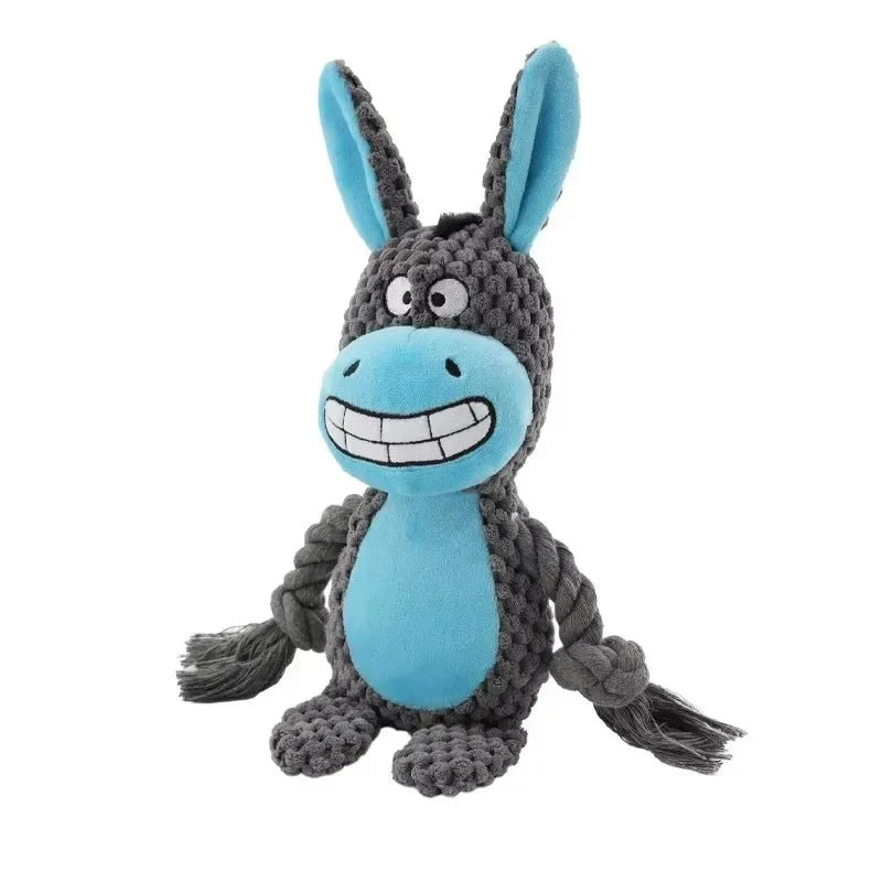 Peluche âne pour chien