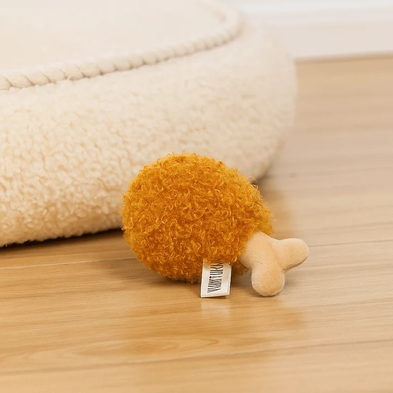 Peluche poulet pour chien