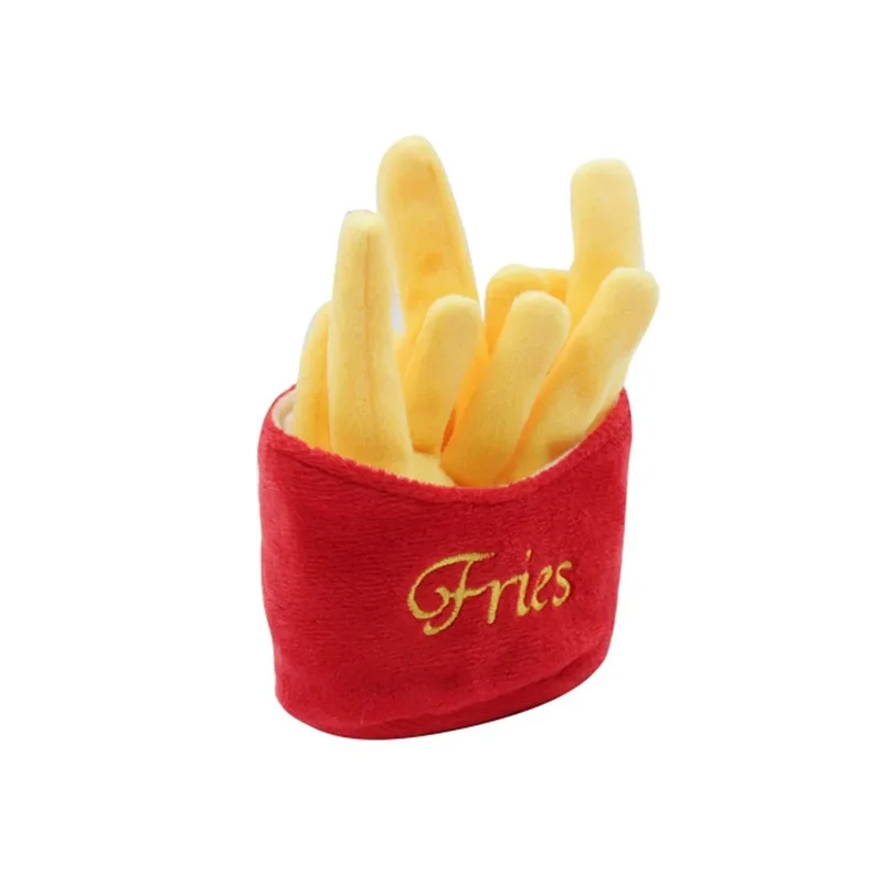 Peluche frite pour chien