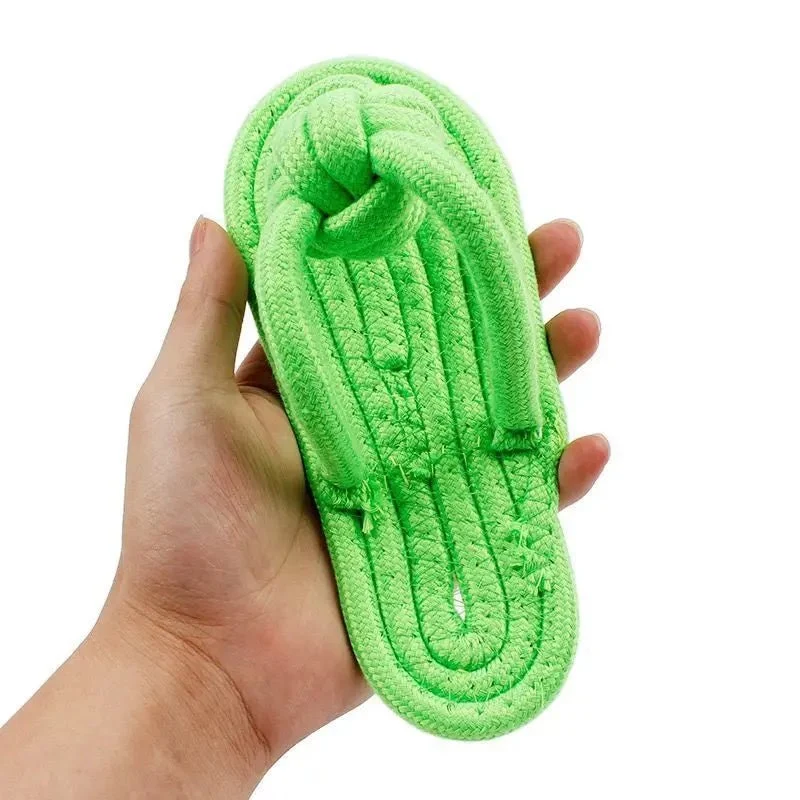 Claquette corde pour chien