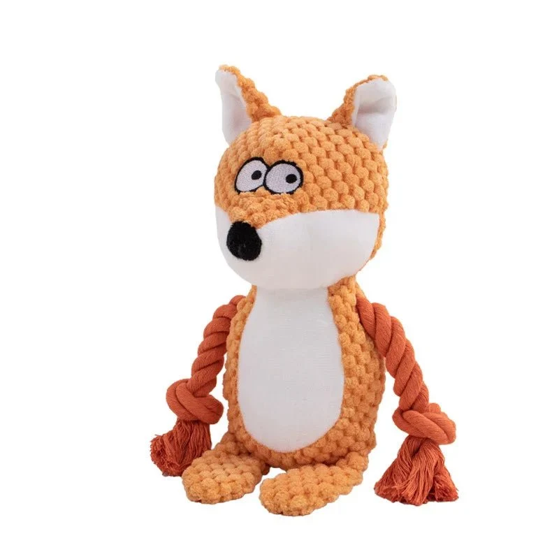 Peluche renard pour chien