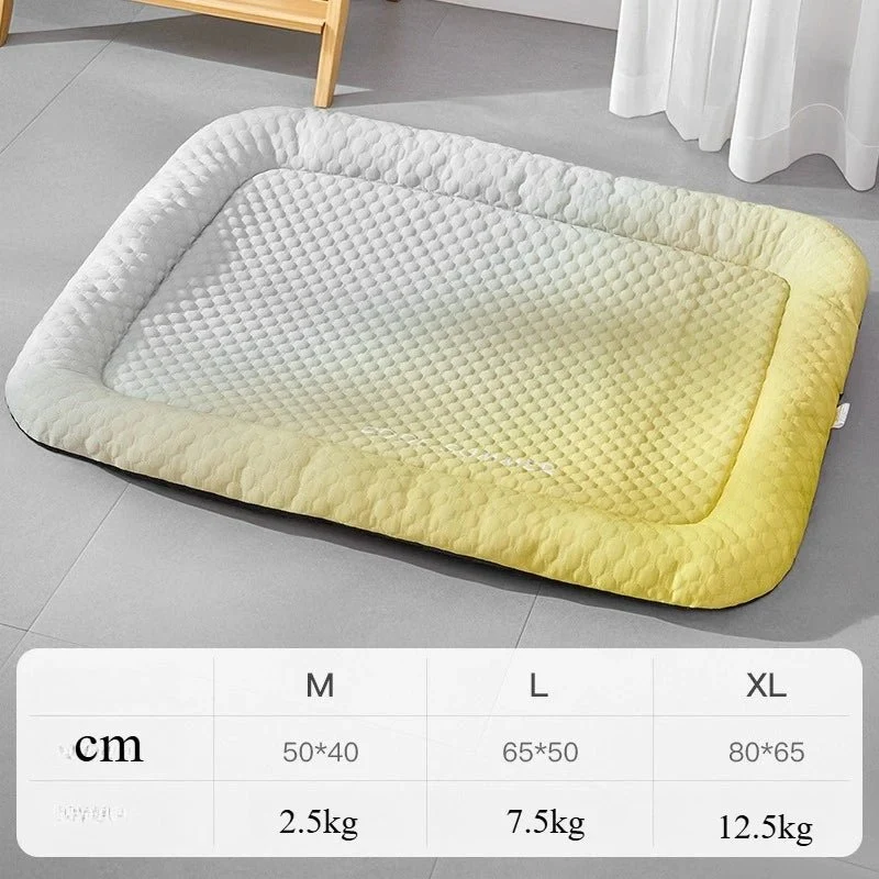 Tapis chien rafraîchissant coloré