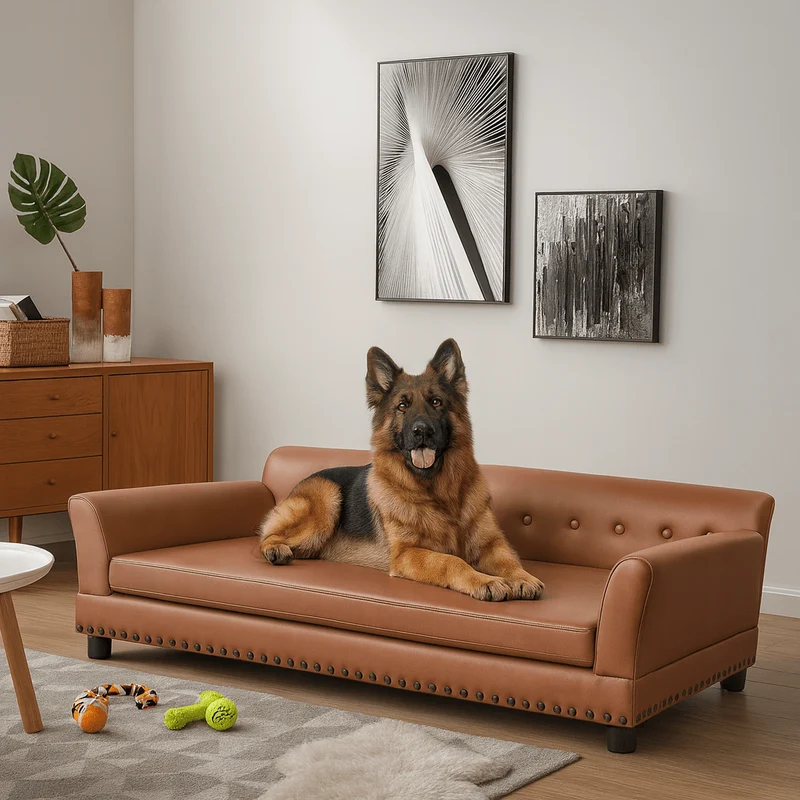 Canapé pour chien xxl simili cuir