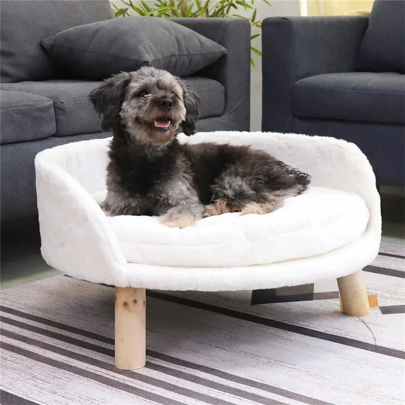 Canapé surélevé pour petit chien