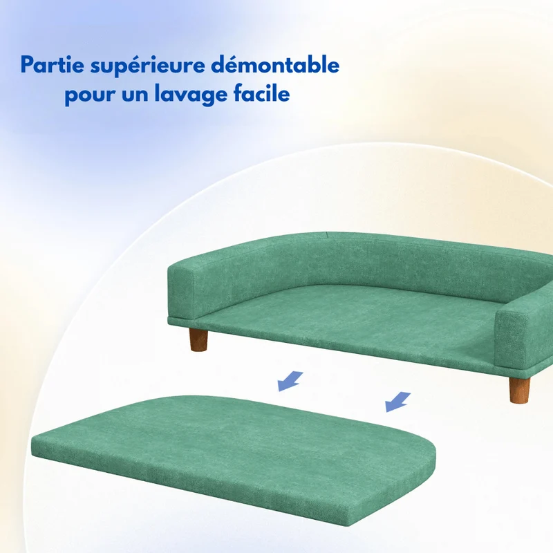 Canapé lavable pour chien