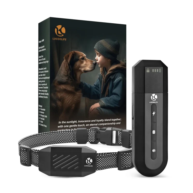 Collier de dressage pour grand chien avec télécommande