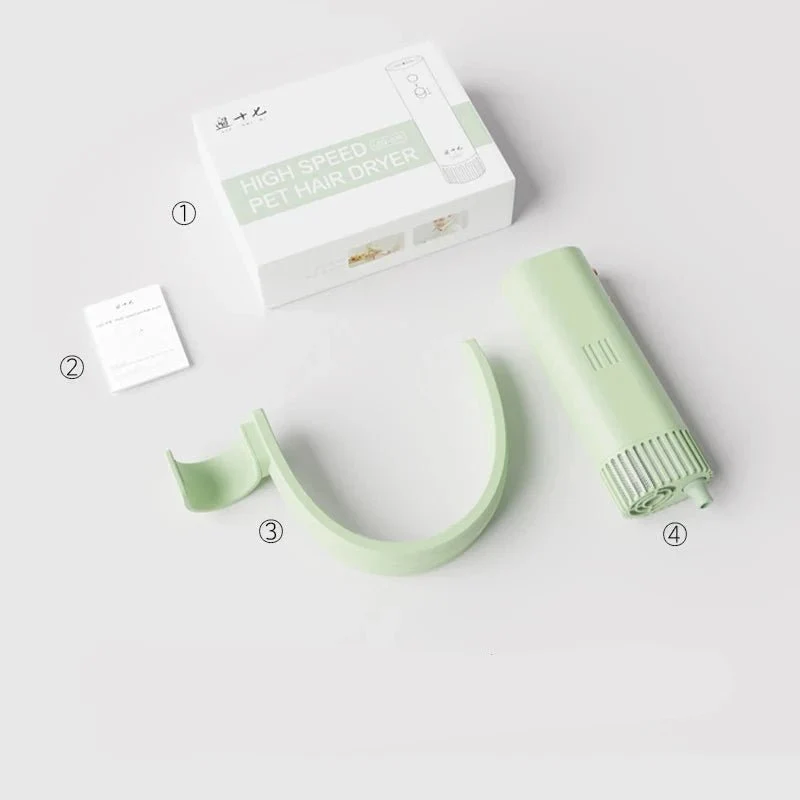 Pulseur pour chien silencieux mains libres vert