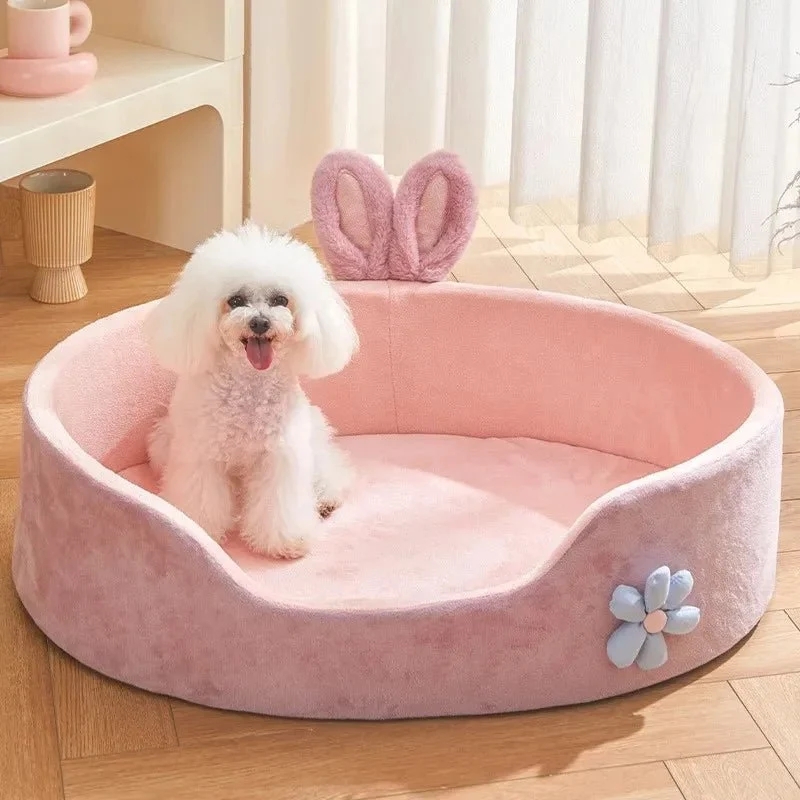 Panier de princesse pour petit chien
