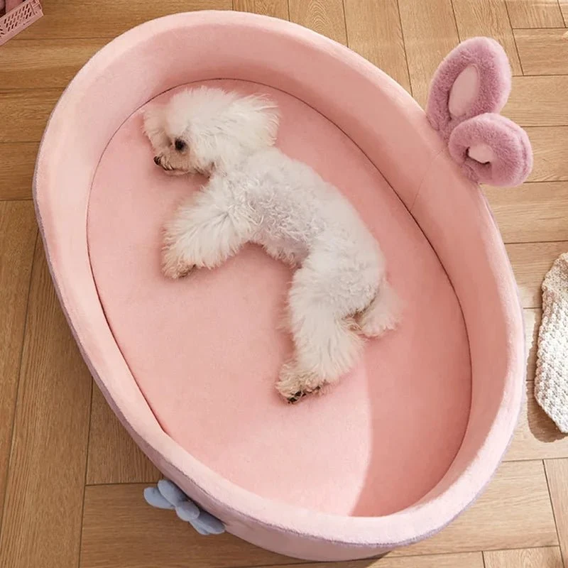 Panier de princesse pour petit chien