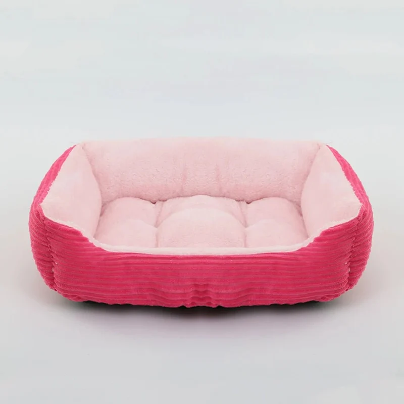 Grand panier pour chien XXL rose et rose clair