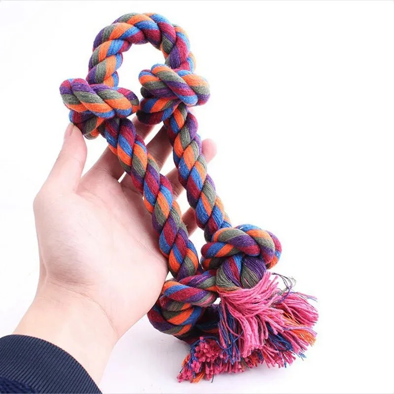 Gros os en corde pour chien