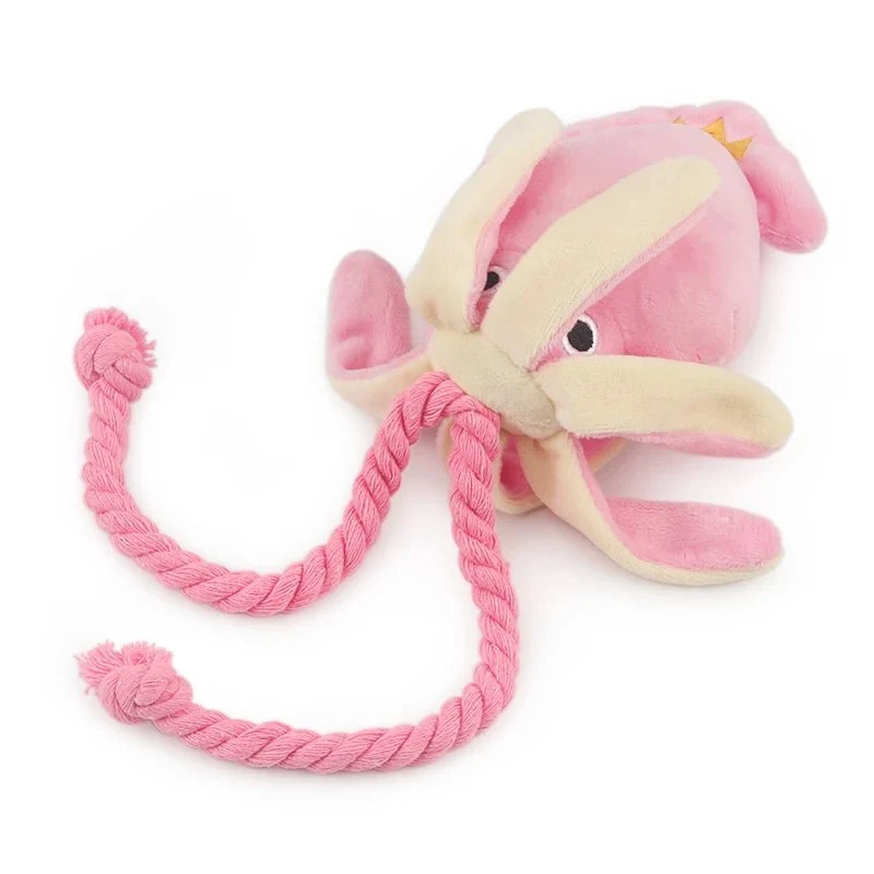 Peluche poulpe en corde