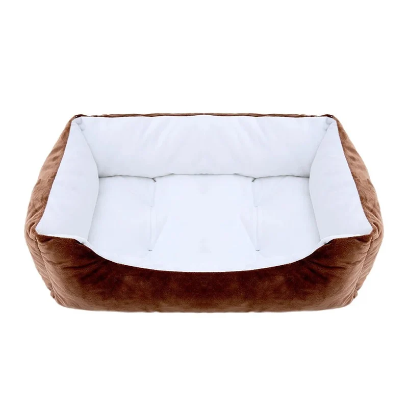 Grand panier pour chien XXL brun et bleu clair
